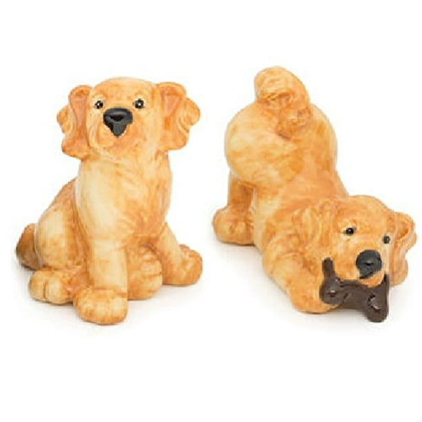 LAB YELLOW /& BLACK ~ Big Sky Carvers Canine~Salt and Pepper Shakers~NEW DOG